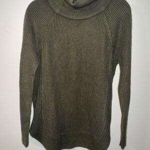 Allison Joy Olive Cowl Neck Sweater